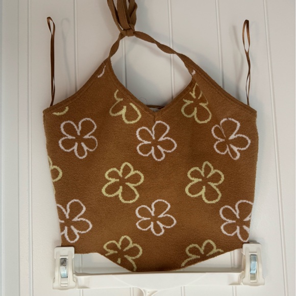 La Hearts Tops - Brown Floral Women's Bag medium